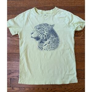 Tea Collection Leopard Graphic T-Shirt Size 7